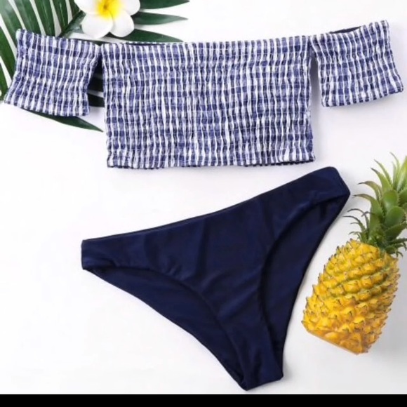 ZAFUL GINGHAM BIKINI - Picture 1 of 2